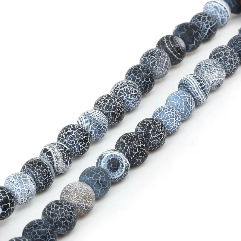 Fashion Design Gem Nature Dyed Stone  Beads, Dream Fire Dragon Veins  Beads for DIY Bracelets & Necklaces Making