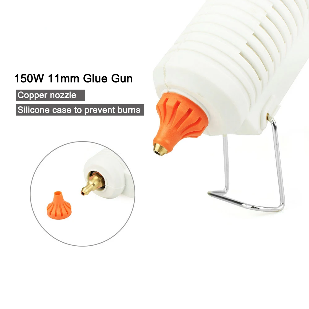 Imagem -02 - Newacalox-pistola de Cola Quente de Alta Temperatura Bastões de Derreter Ferramentas de Reparação Pneumática 20w 150w ue us 100240v mm 11 mm Diy