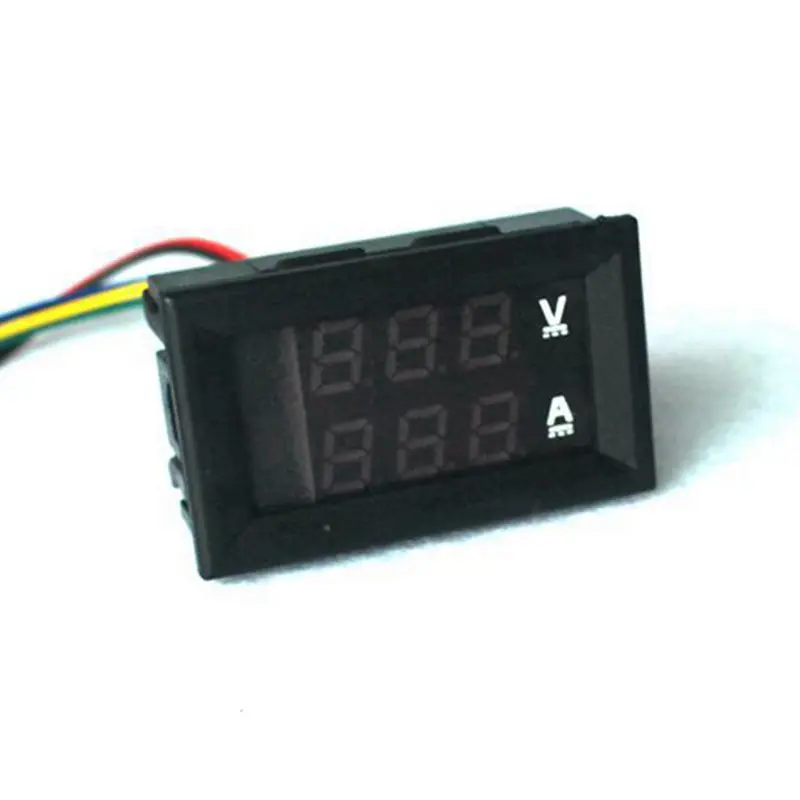 2 in1 DC Volt Amp Meter Dual Digital Display Voltmeter Ammeter 0.28\