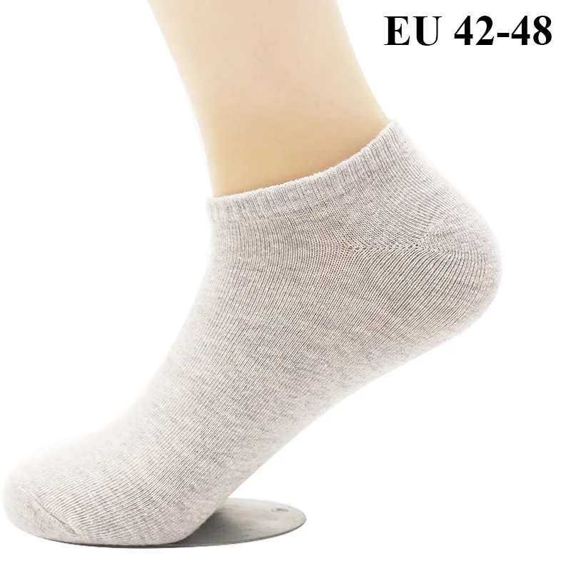 10 PCS=5 Pairs Men\'s Cotton Dress Socks Plus Large Big Size 44, 45, 46, 47, 48, Business Casual Socks Calcetines Black Sox Meias