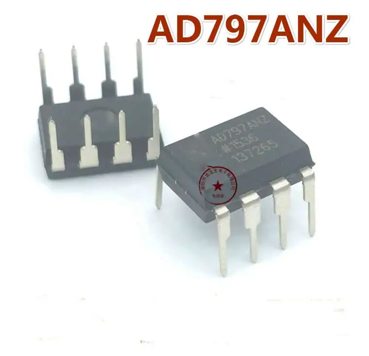 2pcs Original New Top HiFi AD797ANZ AD797 ANZ DIP-8 Single Opamp For ES9018 ES9028PRO ES9038PRO DAC,