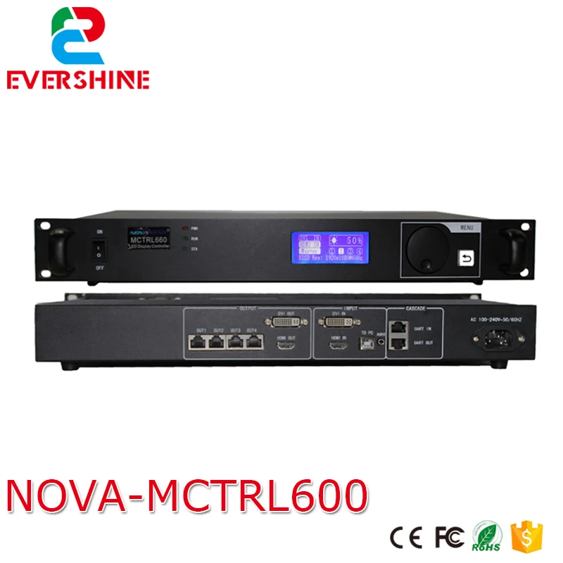 Nova MCTRL600 Full Color synchronous led sending box External sender box with HDMI/DVI input port controller