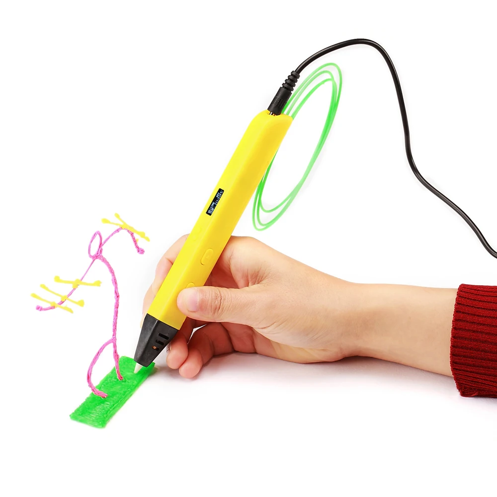 New RP800A 3D Printing Pen with OLED Display Professional 3D Drawing Pen for Doodling Art Craft Making and Education toys