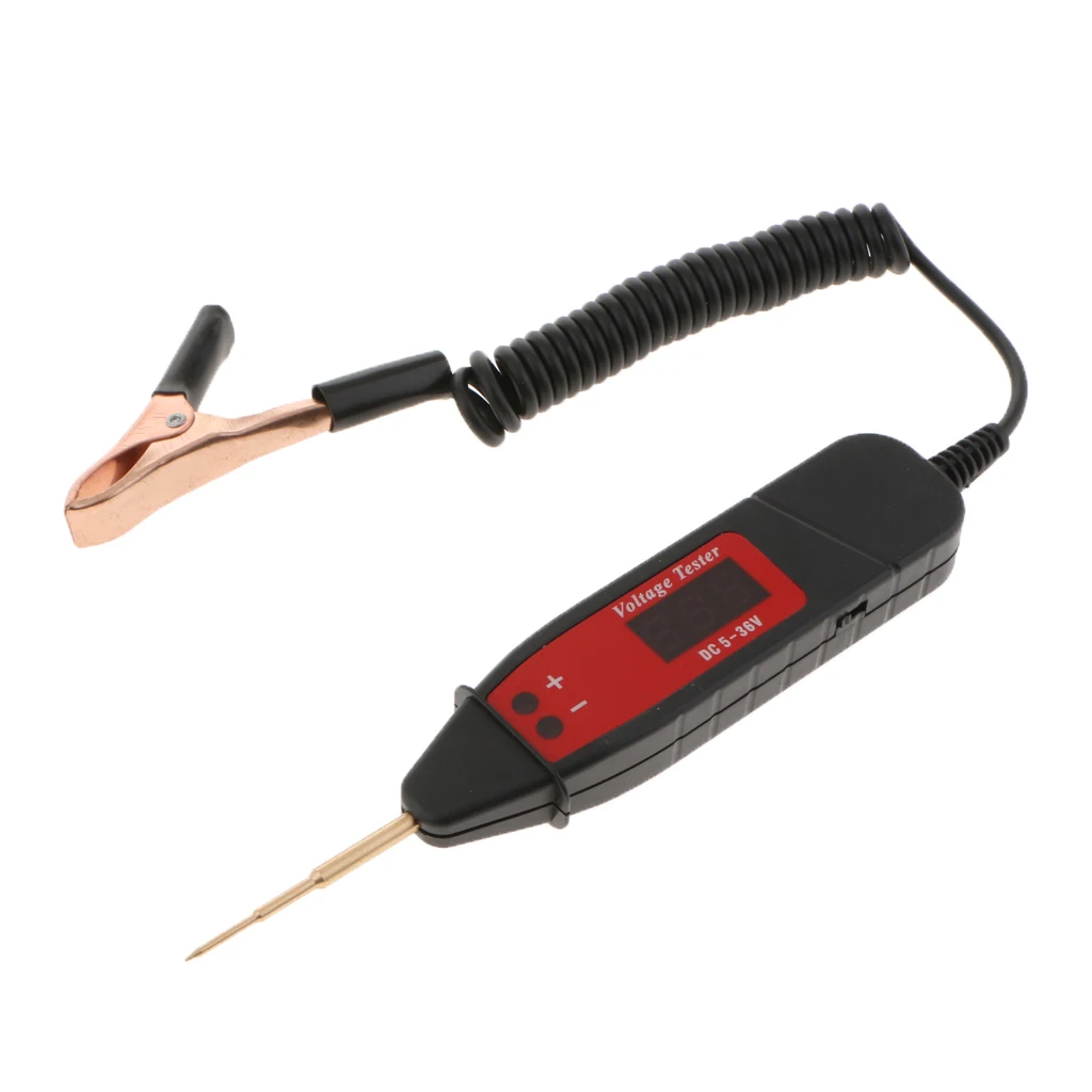 5-36V Automotive Electrical Circuit Tester Car Digital Electric Voltage Power Test Pen Probe Detector Tester Car Voltage Tester