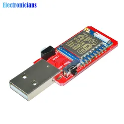 CH340 CH340G USB To ESP8266 ESP-07 ESP-01/01S Wireless Wifi Developent Board Module Wi-Fi Built-in Antenna To TTL Driver Module