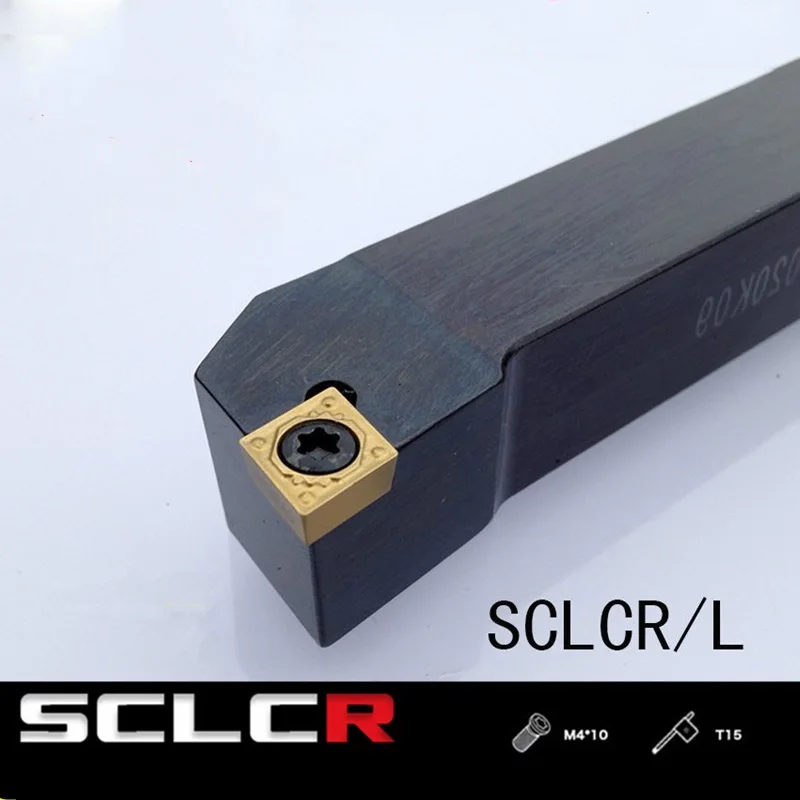 SCLCL SCLCR 0808 1010 1212 Boringbar For CCMT 0602 09T3 H06 Inserts SCLCL0808 SCLCL1212 CNC Extermal Lathe Turning Tool Holder