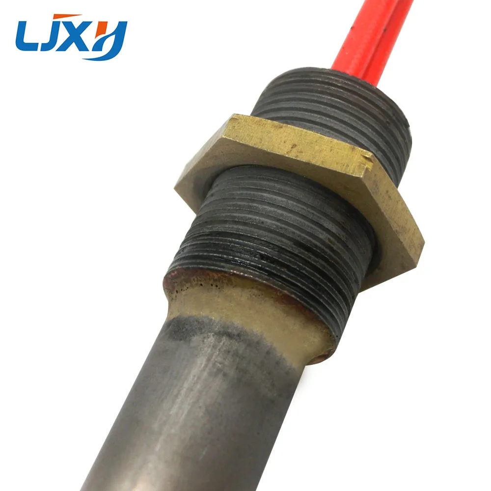 LJXH 201SUS Double Threaded Fitting Cartridge Heater Heating Element DN20 Thread 16x200/250/300/350mm Tube Size AC110V/220V/380V