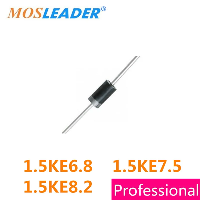 

Mosleader DIP TVS DO201 1000PCS 1.5KE6.8 1.5KE7.5 1.5KE8.2 1.5KE6.8A 1.5KE7.5A 1.5KE8.2A 1.5KE6.8CA 1.5KE7.5CA 1.5KE8.2CA