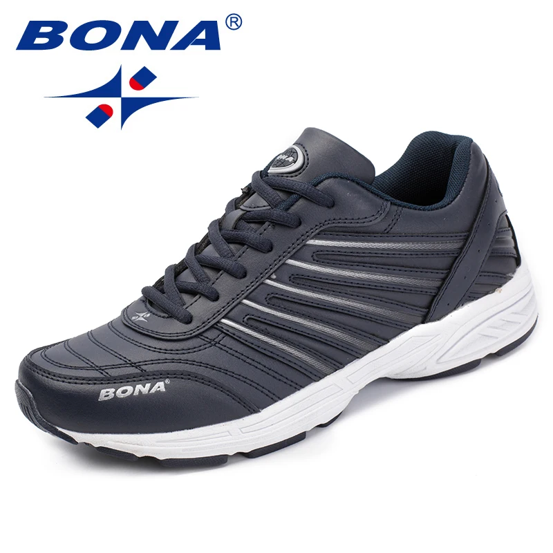 BONA, nuevos zapatos informales de estilo clásico para hombre, zapatillas de deporte a la moda para actividades al aire libre, zapatos planos con