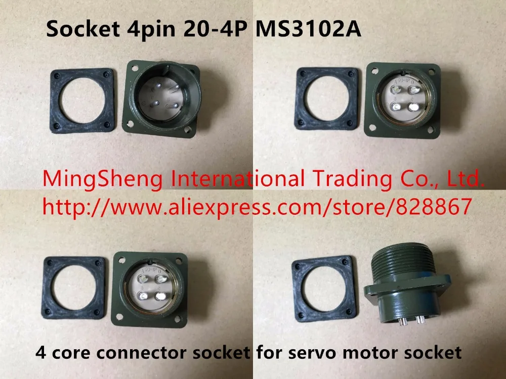 

Original new 100% socket 4pin 20-4P MS3102A 4-core connector socket for servo motor socket