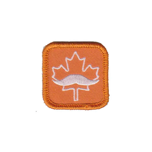 Canada Embroidery Patches Made by Twill with Merrow and iron on backing welcome customized free shipping