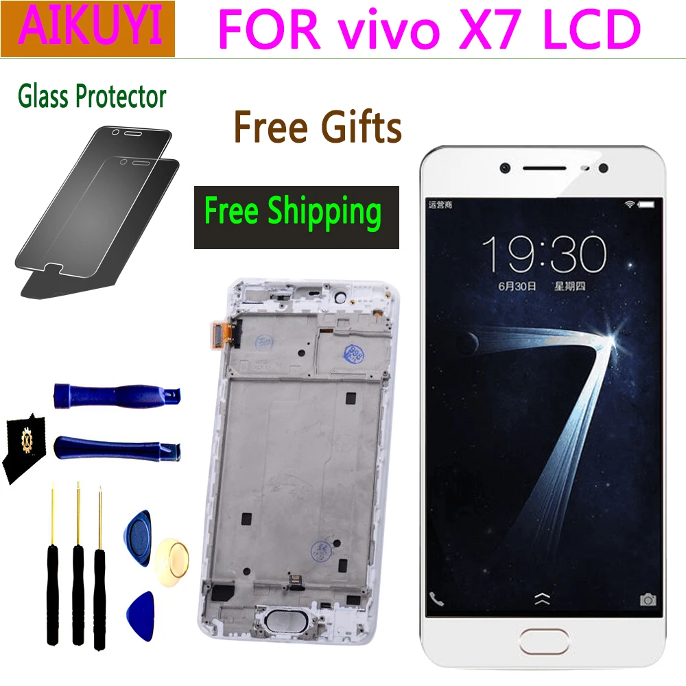 

5.2 "NEW screen for Vivo X7 LCD Full Touch Display screen touch for Vivo screen X7 LCD screen with frame