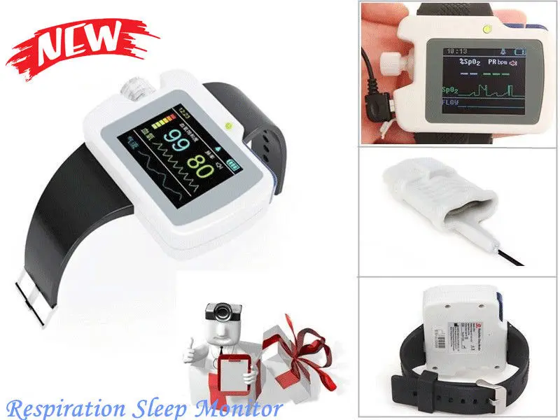 

CONTEC Respiration Sleep Monitor Wrist Sleep Apnea Screen Meter CMS-RS01