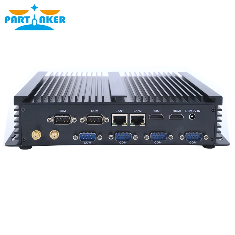 Imagem -05 - Fanless Mini pc Barebone i7 5500u i5 4200u i3 5005u Windows 10 Robusto Computador Industrial Lan Hdmi com Nettop