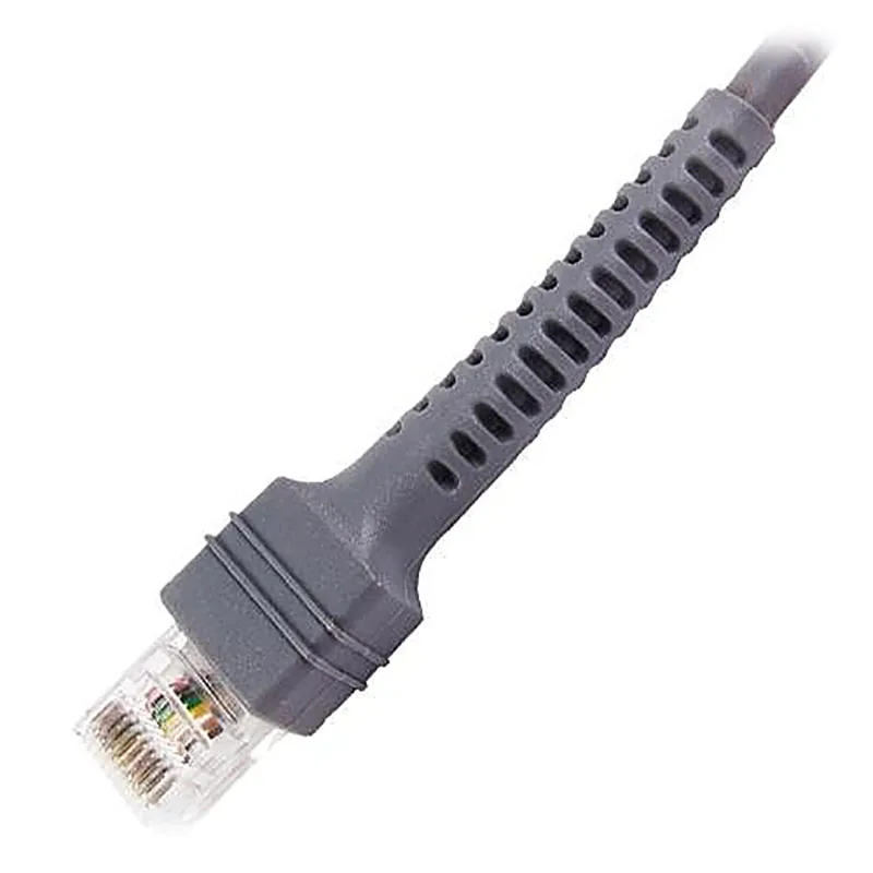 New  LS2208 Scanner 3M RS232 Com Coiled Cable For Motorola Symbol LS2208 LS4208 DS6708 Li2208 Barcode scanner Reader