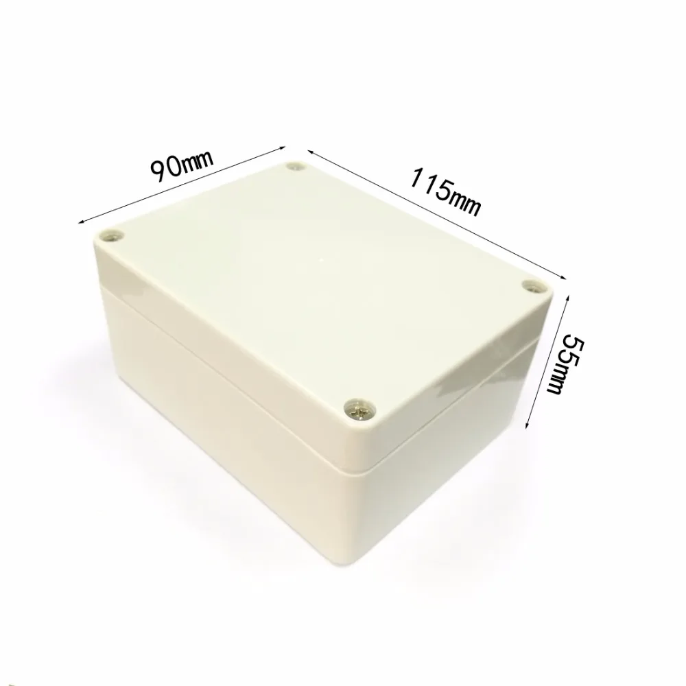 

NEW waterproof Plastic Project Box Instrument Enclosure 115x90x55mm(L*W*H) DIY