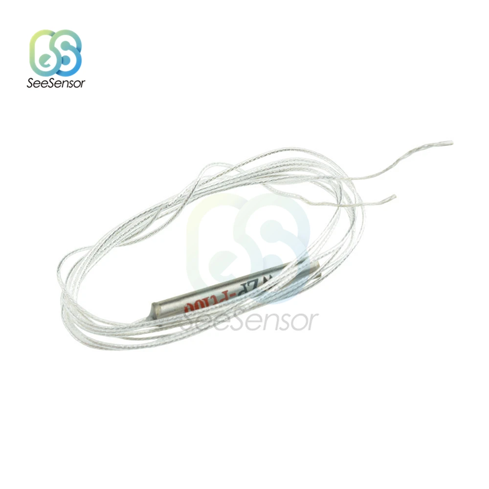 PT100 Platinum Resister Temperature Sensor Detector Waterproof Temp Probe -20~450 Celsius