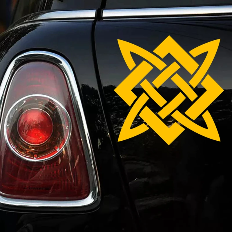 CK2155# Slavic pattern funny car sticker vinyl decal white/black car auto stickers for car bumper window car decorations