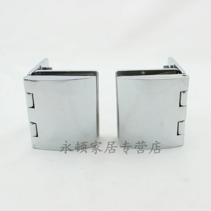 

2pcs/lot Small Size Zinc Alloy 90 Degree Glass Door Hinges,Shinning Color CP58