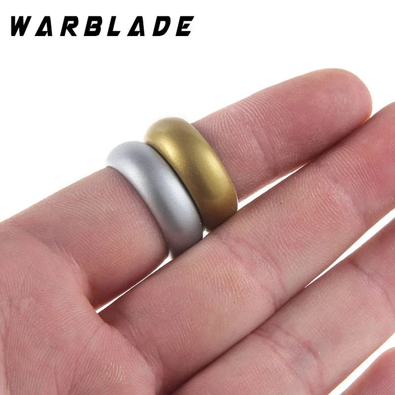 WarBLade 6-12 Size Hypoallergenic Flexible Silicone Ring Gold Silver Color Environmental Rubber Finger Rings For Men Women 2018