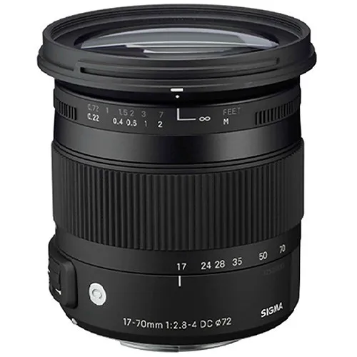 Sigma 17-70 Sigma 17-70mm f/2.8-4 DC Macro OS HSM Lens for Canon 1300D 650D 700D 750D 760D 800D  T3i T5 T6 T6s T5i 60D 70D 80D