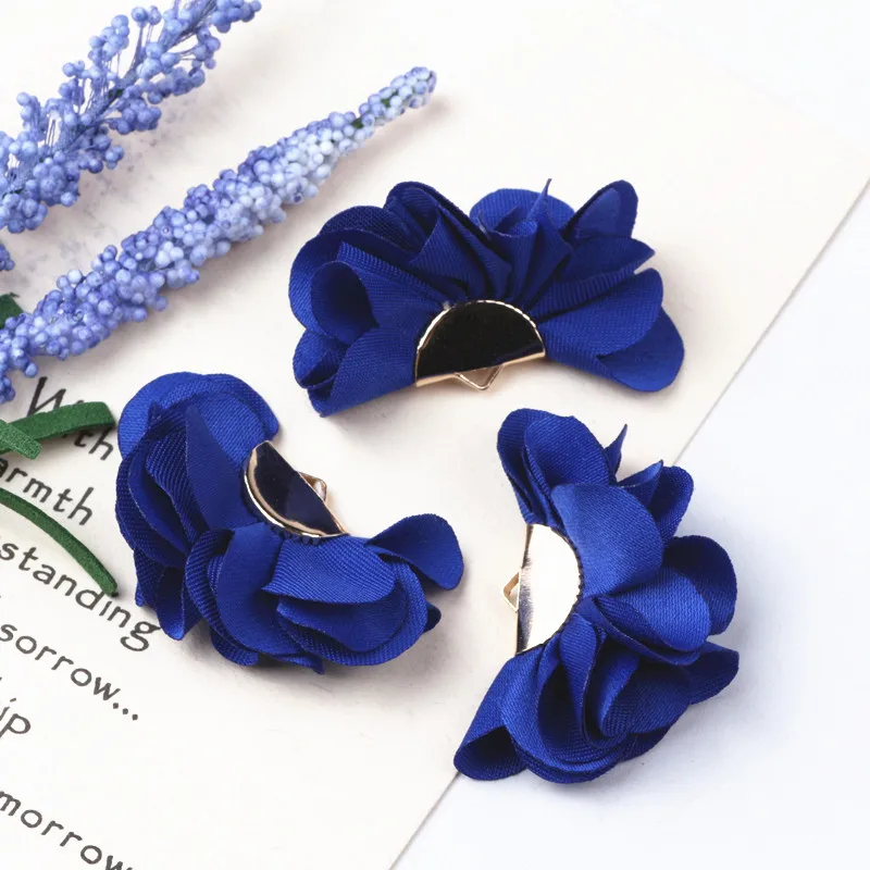10pcs Mix Colors Cloth Flower Tassel Charms Pendants Supplies Tassels For Earring Necklace Bracelet Making Jewelry Accessories