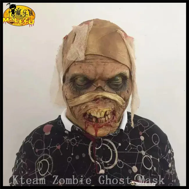 Halloween Party Cosplay Parasite Zombie Mask - Scary Mask With Blood - Horror Halloween Mask Latex Ghost Mask Free Shipping