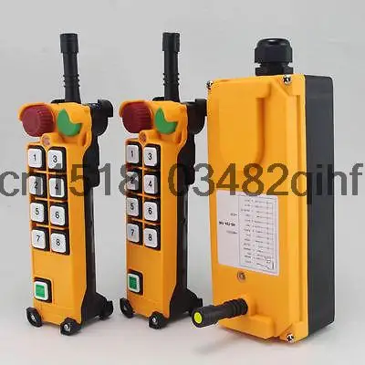 8Channnel 4 Motion 1Speed 2transmitters Hoist Crane Remote Control System E-Stop