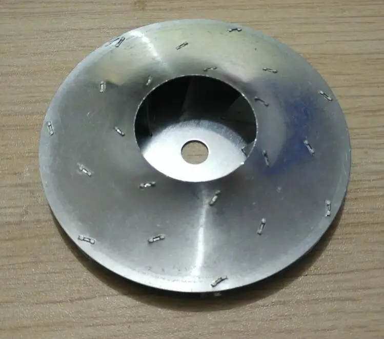 Vacuum cleaner motor aluminum  impeller fan blade  87mm 8mm central hole