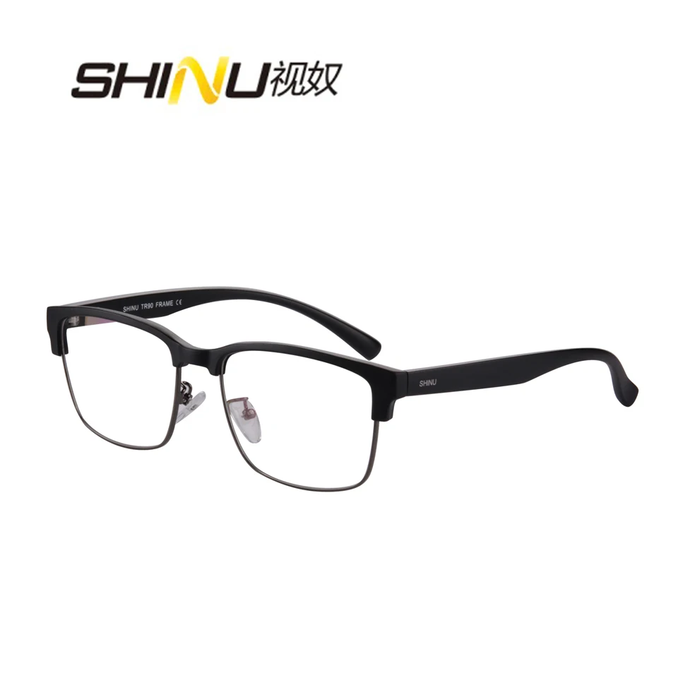 SHINU Custom Progressive Multifocal Reading Glasses Men See Near Far Oculos De Grau Prescription Protective Gaming Glasses Men
