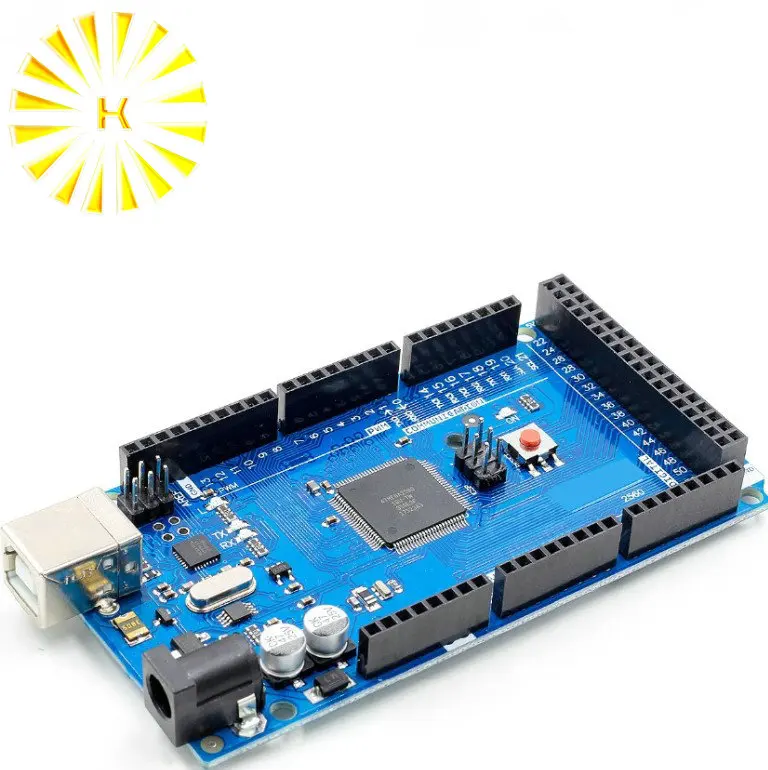 1pcs Mega 2560 R3 ATmega16U2 Development Board + USB Cable Diy Starter Kit ATmega2560 Mega2560 Atmega Connector