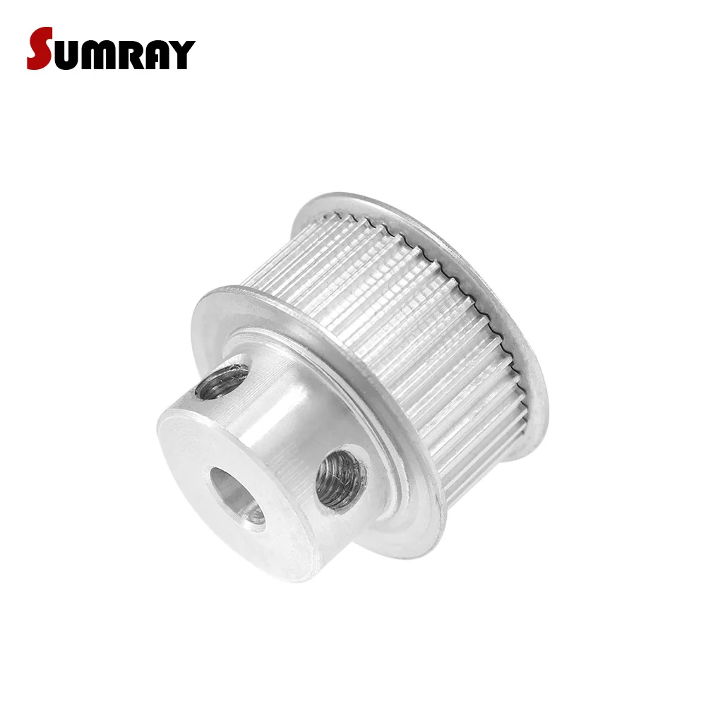 2pcs MXL 40T Timing Pulley 5/6/6.35/8/10/12/15mm Inner Bore 7/11mm Width Aluminium Alloy Pulley Wheel for Sewing Machine