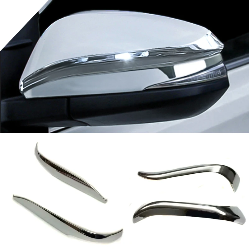 

Fit For Toyota RAV4 RAV 4 2014 2015 2016 2017 2018 ABS Chrome Accessories Rearview Side Mirror Cover Trim Garnish Car styling