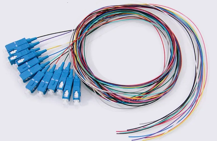 

1.5M 12 fiber SC/UPC 9/125 Single-mode Fiber Optical Pigtail Cable