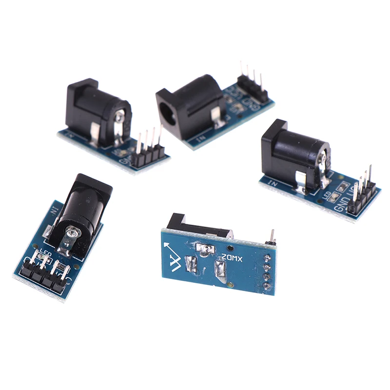 5 Teile/los DC Jack Buchse Stecker Netzteil Modul DC Power Adapter Platte Board Connector Für Arduino