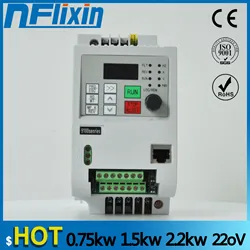 220V1.5KW 2.2KW 4KWSingle Phase input and 3 Phase Output Frequency Converter / Adjustable Speed Drive / Frequency Inverter / VFD