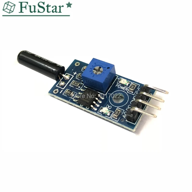 Getaran Modul Sensor Getaran Saklar Alarm Modul untuk DIY Kit Sensitif Tinggi SW-18010P Alarm Modul Induksi Baru