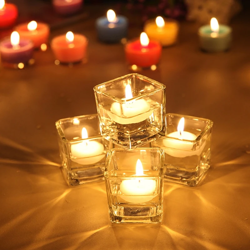 NEW! 10pcs/box Colors Floating Wedding Candles Round Shape Floating Candle Home Party Decoration Drop Shipping Dia 3.5cm image 5