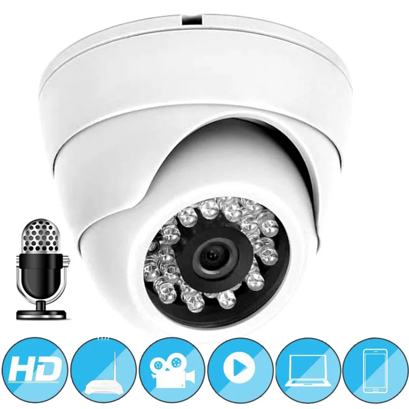 1080P WIFI IP Camera Security indoor Video Surveillance wirless Dome CCTV Nightvision Home Camera SD Card Onvif JIENU