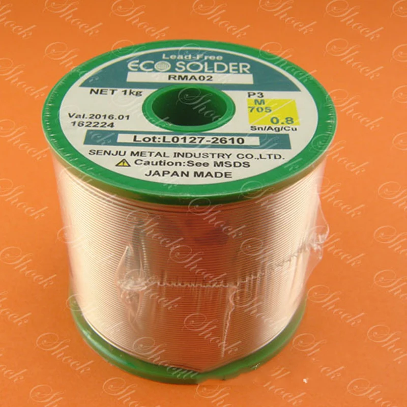 10 mt Solder draht Blei-freies silber 3% M705 0,8mm 10 Meter DIY kopfhörer zubehör