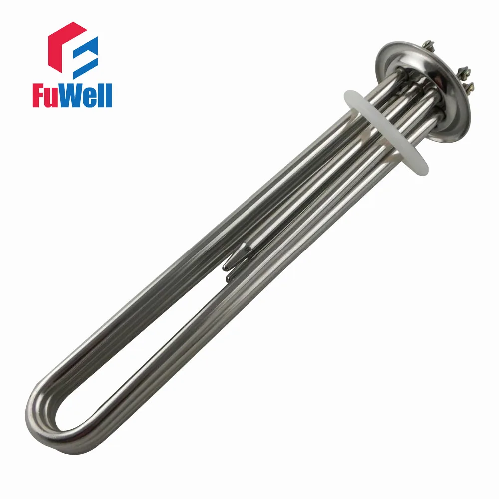 Stainless Steel Heating Tube Element 380V 6KW Electric Water Heater Pipe for Water Heating