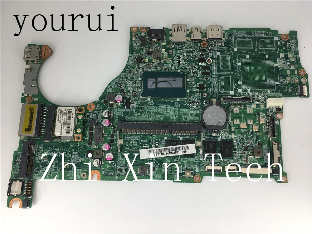 yourui For Acer Aspire V5-573 V5-573P V7-582P V5-583P M5-583 Laptop Motherboard NBMB711002DAZRQMB18F0 with  i7-4500u tested work