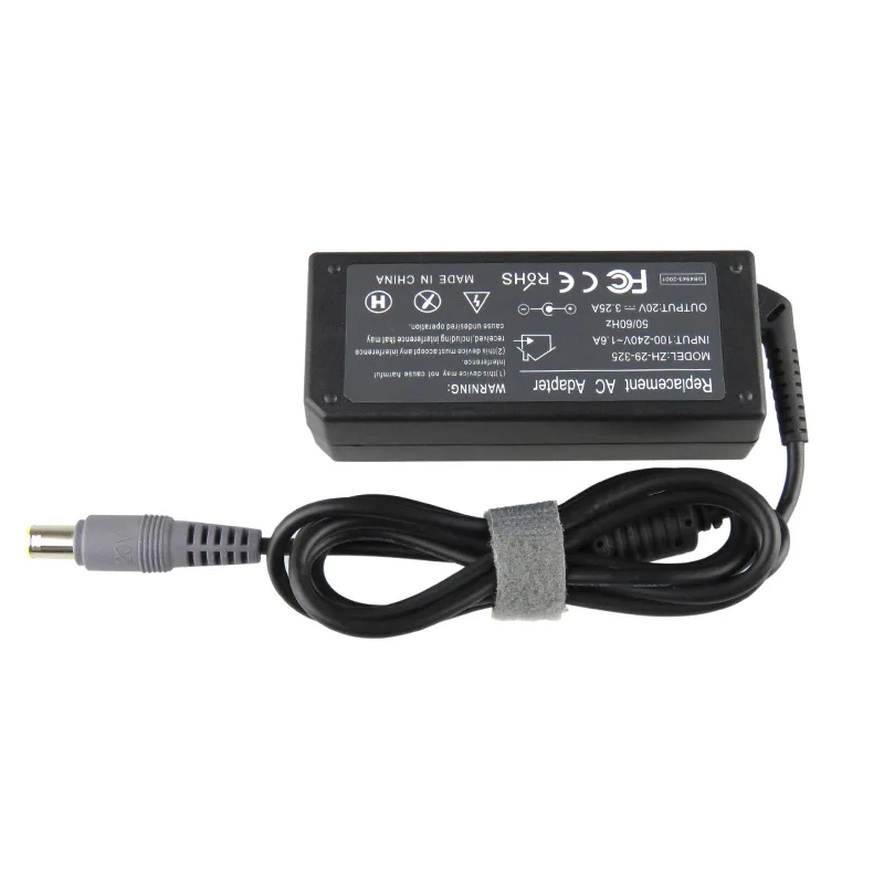 65W AC Adapter Laptop Charger for Lenovo Thinkpad T400 T410 T420 T420s T500 T520 T530 E545 T61 X140e X230; Edge 15 E430 E520