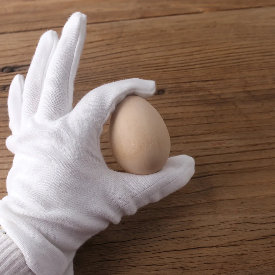 1 Buah 6Cm Tidak Dicat Kayu Telur Makanan Kelas Kayu Mengunyah Mainan Hadiah Perawat Kayu Tumbuh Gigi Mainan Buatan Tangan DIY Kerajinan