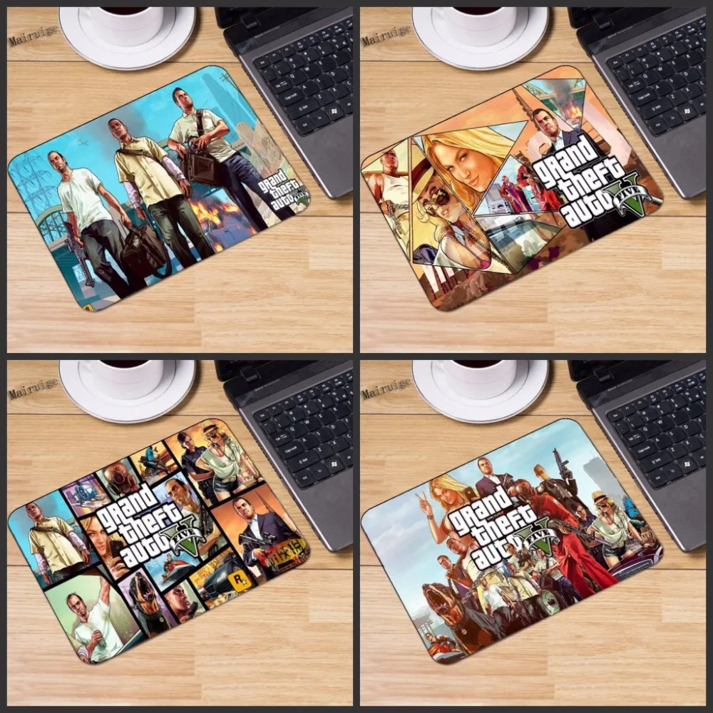 Mairuige Grand Theft Auto Custom Laptop mouse pad printing size 220* 180*2 mm High soft rubber game mouse cool Desk mouse pad