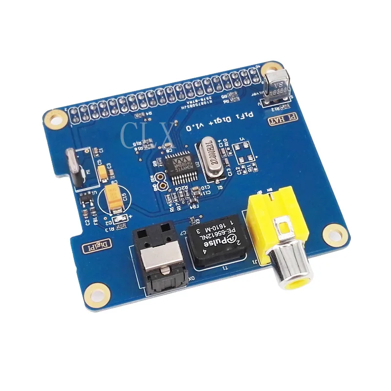 HIFI DiGi+ Digital Sound Card I2S SPDIF Optical Fiber for Raspberry Pi 3 B Plus / 3B / Pi 2 model B and B+ / A+/4B