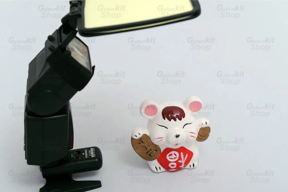 ناشر فلاش قابل للطي للكاميرا + بطاقة ارتداد + عاكس صورة فضية وذهبية بيضاء لعلبة & n Nik & n S & ny & lympus + تتبع