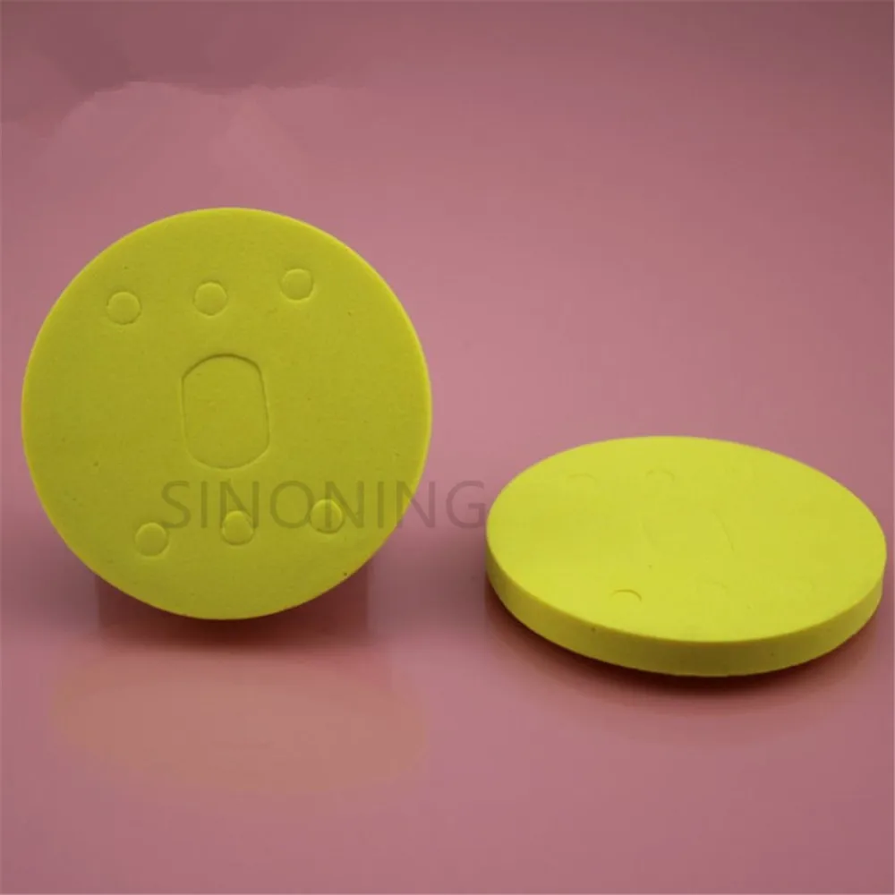 2pcs Yellow motor plug foam motor plug small hole can be inserted into the ten rod