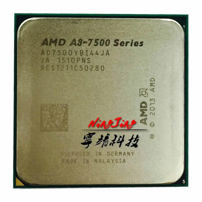 AMD A8-Series A8-7500 A8 7500 3.0GHz Used Quad-Core Quad-Thread CPU  AD7500YBI44JA  Socket FM2+