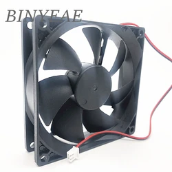 Ventilateur de refroidissement pour boîtier d'ordinateur, 90mm, 9cm, 9025, 9225, DC 5V, 12V, 24V, 2 broches, 90x90x25mm